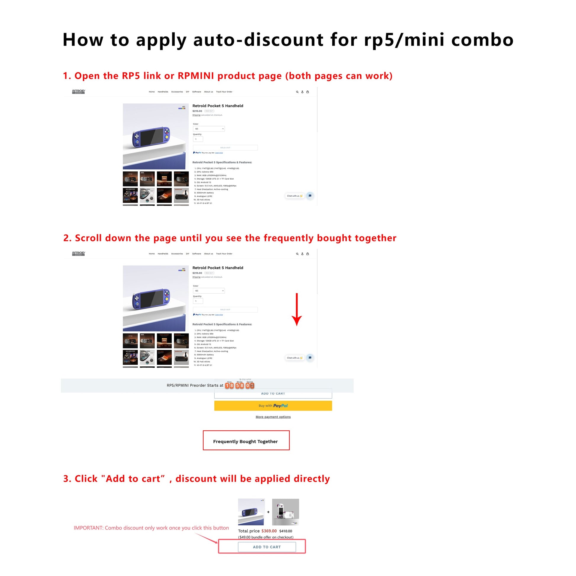 Retroid Pocket 5 Handheld Game Console – Portable Gaming with High-Performance Specs and Retro Game Support