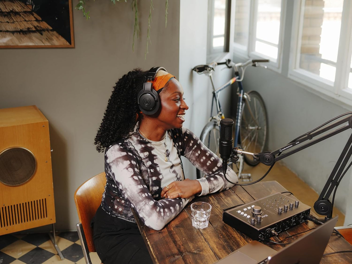 Ath-M20X Professional Studio Monitor Headphones, Black