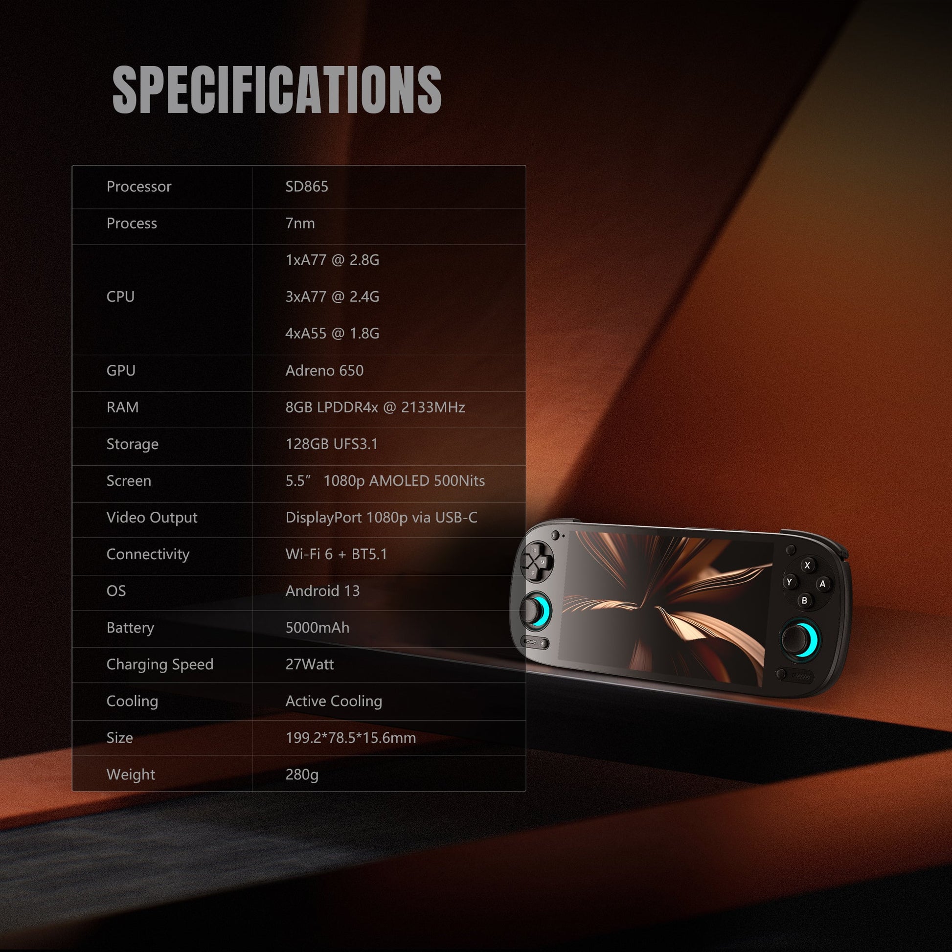 Retroid Pocket 5 Handheld Game Console – Portable Gaming with High-Performance Specs and Retro Game Support